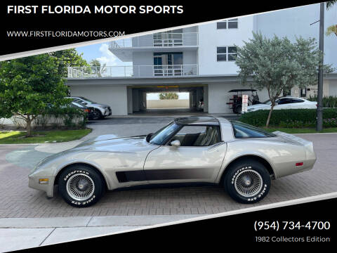 1982 Chevrolet Corvette for sale at FIRST FLORIDA MOTOR SPORTS in Pompano Beach FL