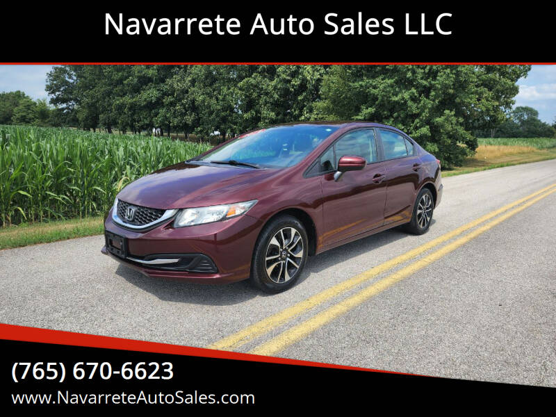 2014 Honda Civic for sale at Navarrete Auto Sales LLC in Frankfort IN