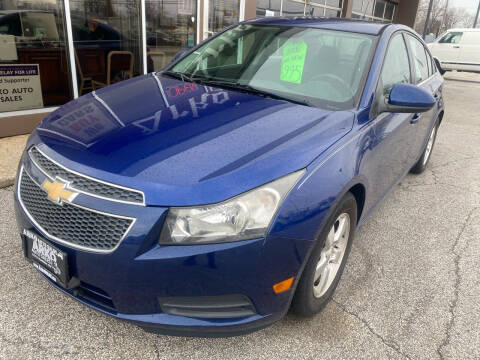 2013 Chevrolet Cruze for sale at Arko Auto Sales in Eastlake OH