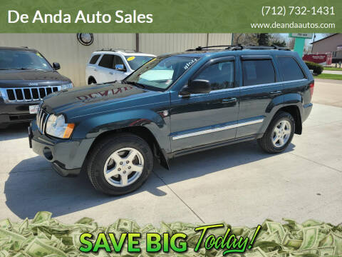 2006 Jeep Grand Cherokee for sale at De Anda Auto Sales in Storm Lake IA