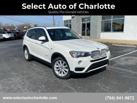 2017 BMW X3 for sale at Select Auto of Charlotte in Matthews NC
