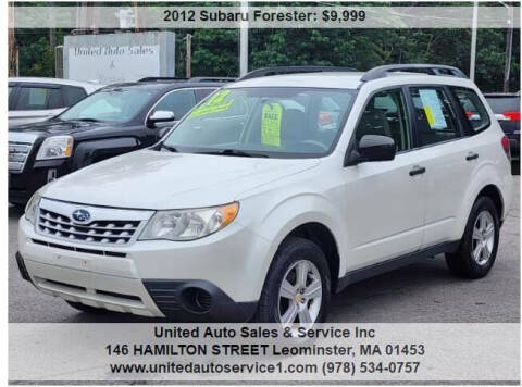 2012 Subaru Forester for sale at United Auto Sales & Service Inc in Leominster MA