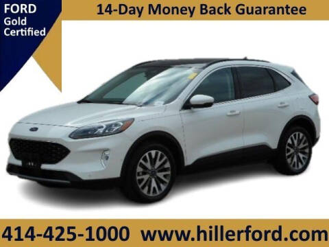 2020 Ford Escape for sale at HILLER FORD INC in Franklin WI
