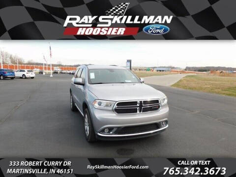 2017 Dodge Durango for sale at Ray Skillman Hoosier Ford in Martinsville IN