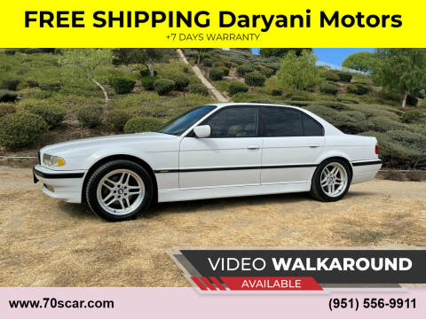 2001 BMW 7 Series for sale at FREE SHIPPING  Daryani Motors in Riverside CA
