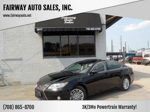 2013 Lexus ES 350 for sale at FAIRWAY AUTO SALES, INC. in Melrose Park IL