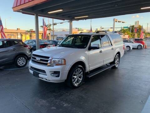 2017 Ford Expedition EL for sale at American Auto Sales in Hialeah FL