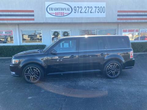 2013 Ford Flex for sale at Traditional Autos in Dallas TX
