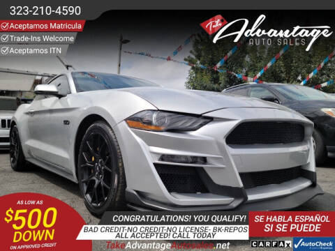 2018 Ford Mustang for sale at ADVANTAGE AUTO SALES INC in Bell CA