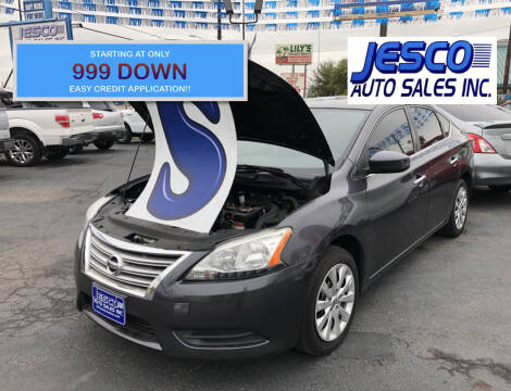 2013 Nissan Sentra for sale at Jesco Auto Sales in San Antonio TX