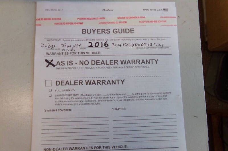 2016 Dodge Journey SXT