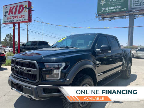 2018 Ford F-150 for sale at Kid Motors Inc in El Paso TX