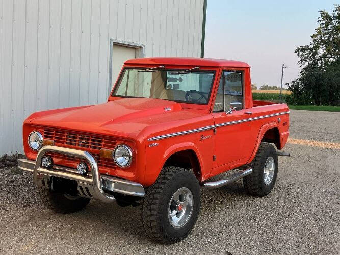 Orange 1971 Ford Bronco 1