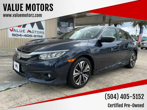 2018 Honda Civic for sale at VALUE MOTORS in Kenner LA