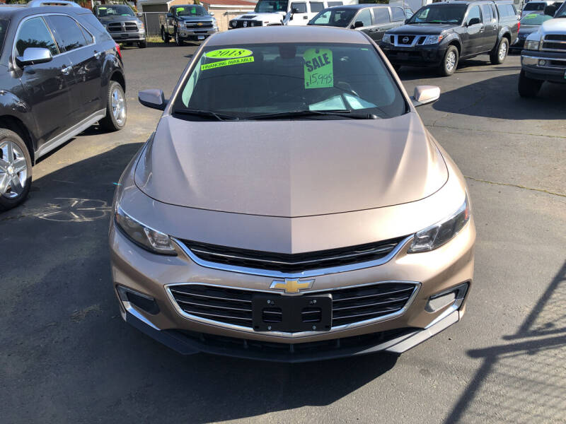 2018 Chevrolet Malibu for sale at ET AUTO II INC in Molalla OR