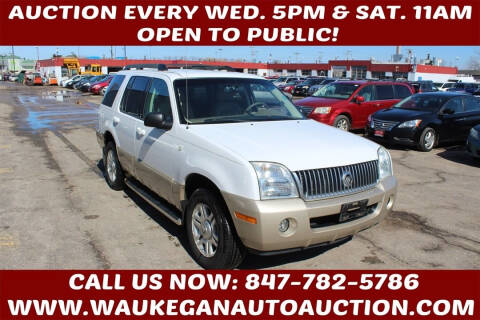 2005 Mercury Mountaineer for sale at Waukegan Auto Auction in Waukegan IL