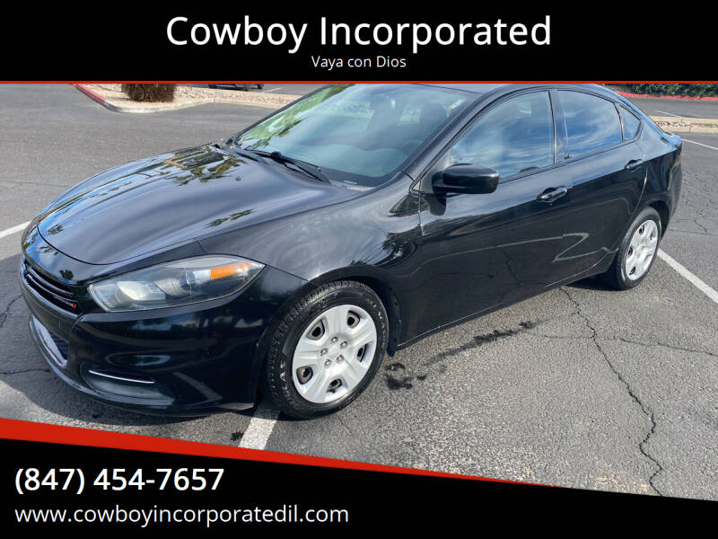 2016 Dodge Dart for sale at Cowboy Incorporated in Waukegan IL