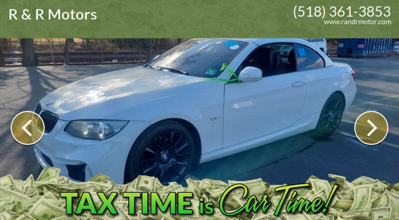 2012 BMW 3 Series for sale at R & R Motors in Queensbury NY