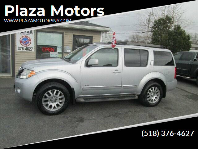 2008 Nissan Pathfinder for sale at Plaza Motors in Rensselaer NY