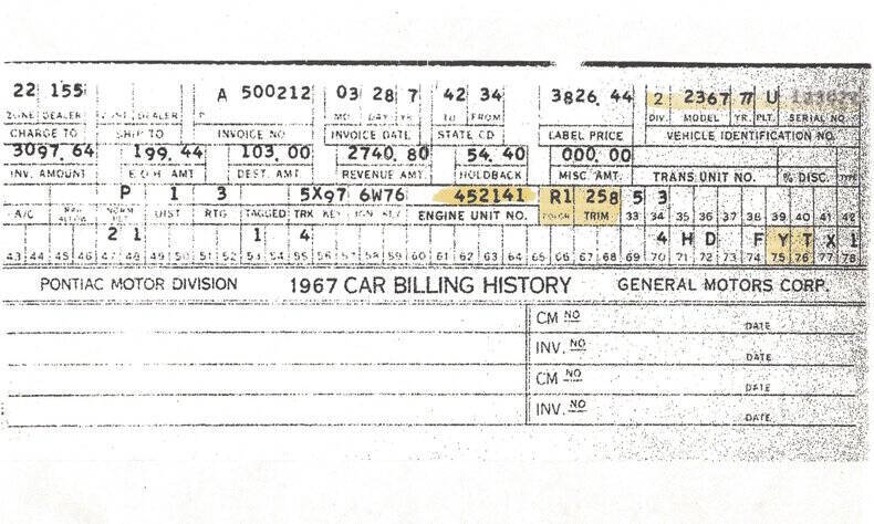 1967 Pontiac Firebird