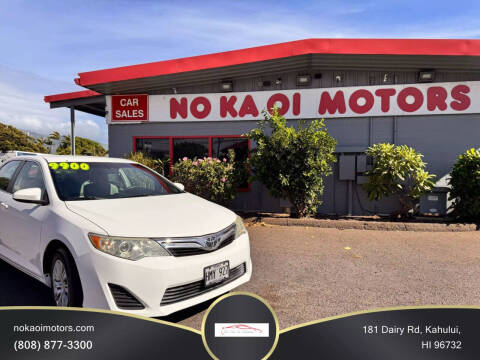 2012 Toyota Camry for sale at No Ka Oi Motors in Kahului HI