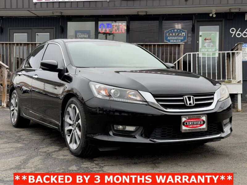 2014 Honda Accord for sale at CERTIFIED CAR CENTER in Fairfax VA