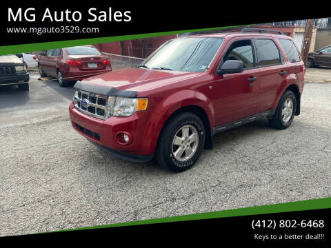 2011 Ford Escape for sale at MG Auto Sales in Pittsburgh PA