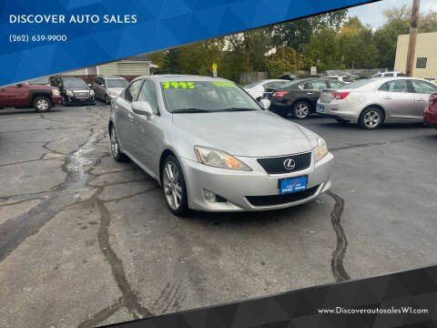 2007 Lexus IS 250 for sale at DISCOVER AUTO SALES in Racine WI
