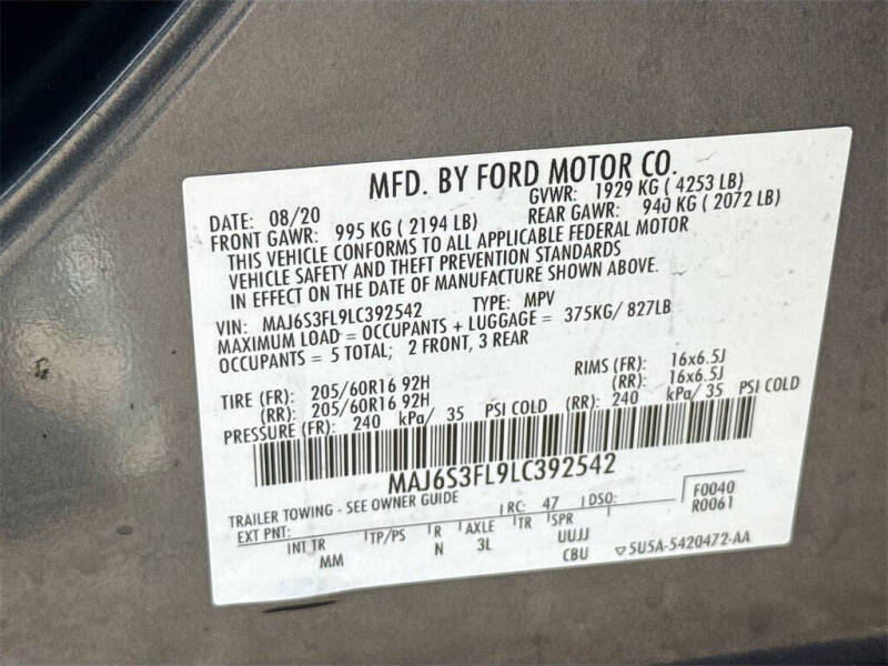 2020 Ford EcoSport S