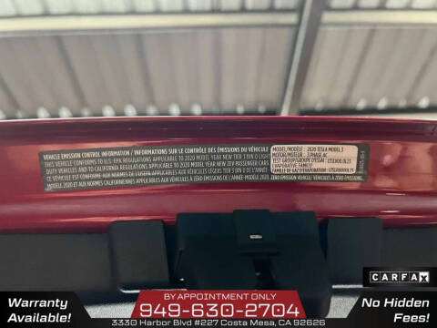 2020 Tesla Model 3 Long Range