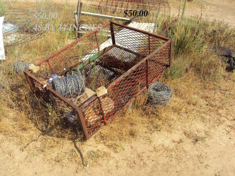 small trailer 48 by 34 inches