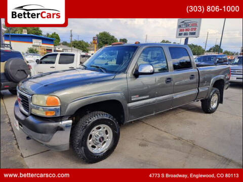 2001 GMC Sierra 2500HD for sale at Better Cars in Englewood CO