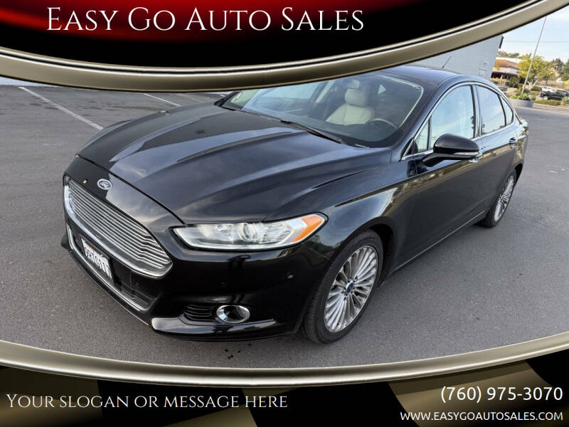 2015 Ford Fusion for sale at Easy Go Auto Sales in San Marcos CA