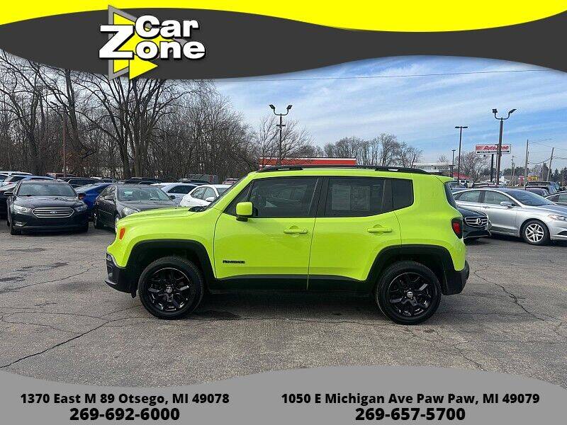 2018 Jeep Renegade for sale at Car Zone in Otsego MI