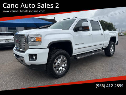 2016 GMC Sierra 2500HD for sale at Cano Auto Sales 2 in Harlingen TX