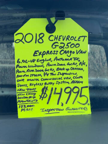 2018 Chevrolet Express 2500
