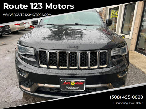 2015 Jeep Grand Cherokee for sale at Route 123 Motors in Norton MA