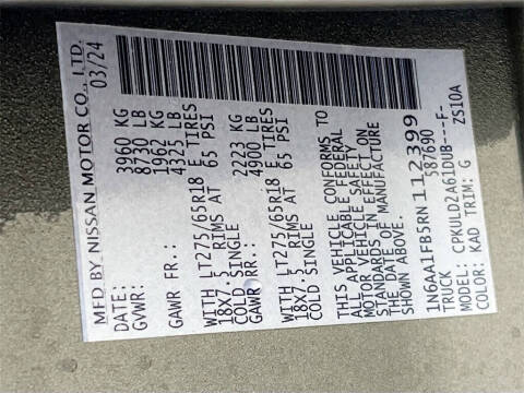 2024 Nissan Titan XD