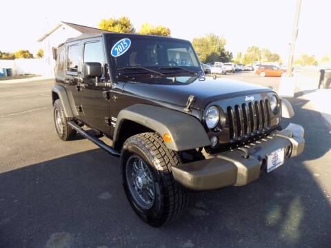 2015 Jeep Wrangler Unlimited for sale at Platinum Auto Sales in Salem UT