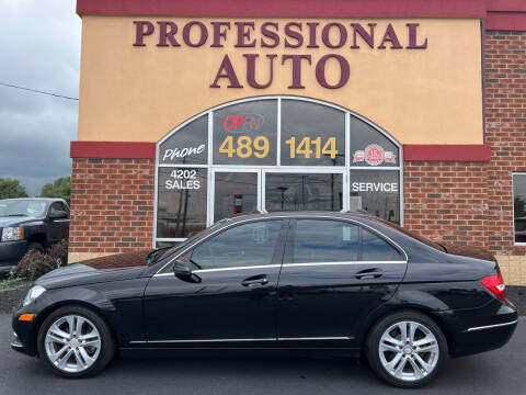 2012 Mercedes-Benz C-Class for sale at Professional Auto Sales & Service in Fort Wayne IN