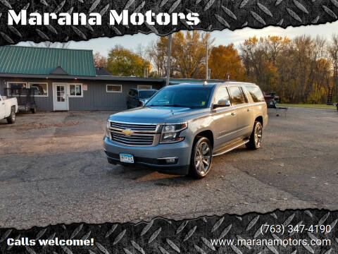 2016 Chevrolet Suburban for sale at Marana Motors in Princeton MN