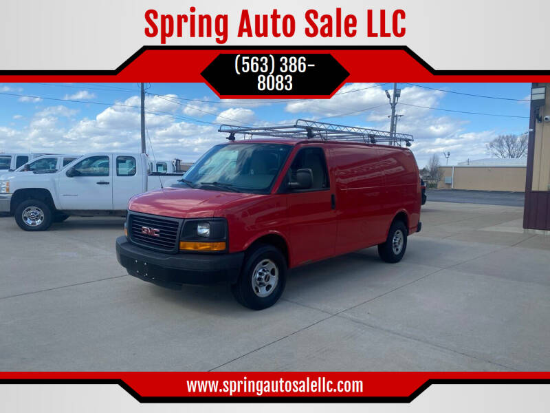 2014 GMC Savana for sale at Spring Auto Sale LLC in Davenport IA