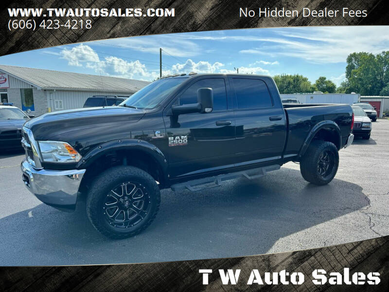 2017 RAM 2500 for sale at T W Auto Sales in Science Hill KY