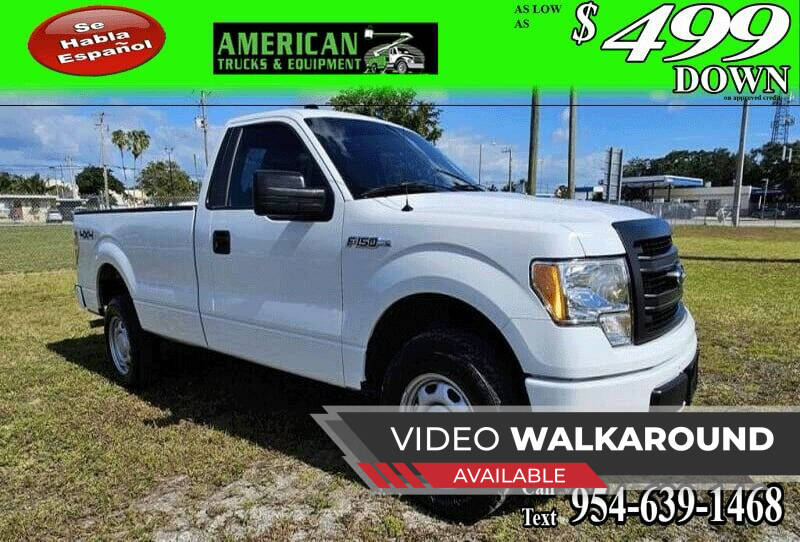 2014 Ford F-150 for sale at American Trucks and Equipment in Hollywood FL