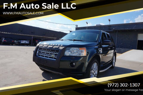 2010 Land Rover LR2 for sale at F.M Auto Sale LLC in Dallas TX