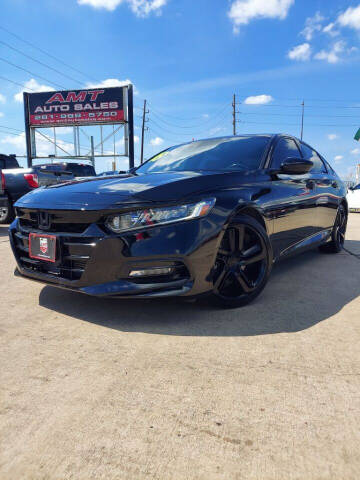 2018 Honda Accord for sale at AMT AUTO SALES LLC in Houston TX