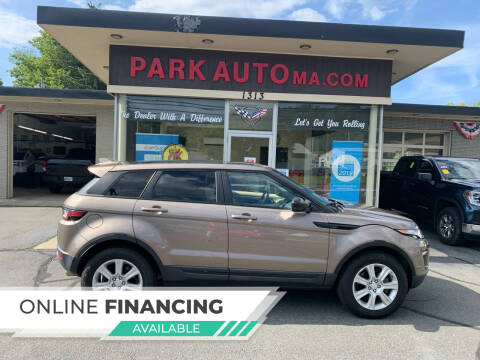 2016 Land Rover Range Rover Evoque for sale at Park Auto LLC in Palmer MA