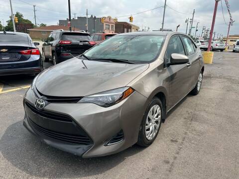 2017 Toyota Corolla for sale at Luxury Motors in Detroit MI