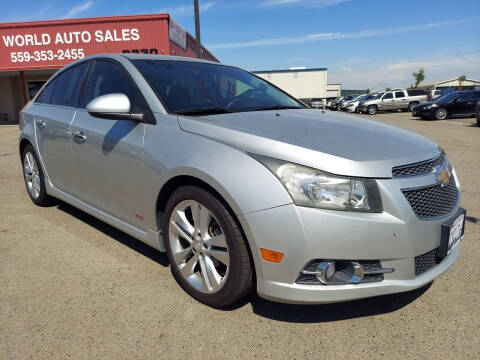 2013 Chevrolet Cruze for sale at Credit World Auto Sales in Fresno CA