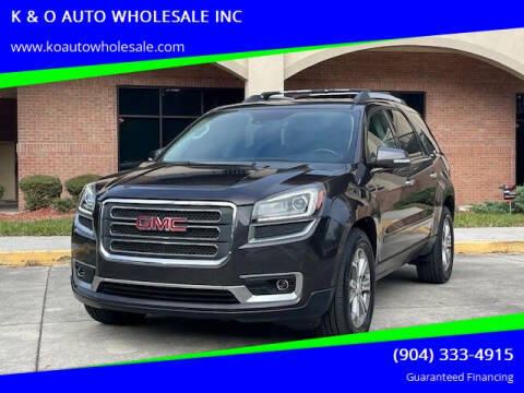 2015 GMC Acadia for sale at K & O AUTO WHOLESALE INC in Jacksonville FL